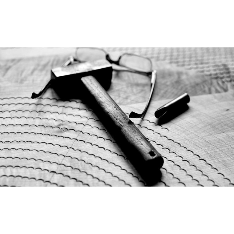 Touch B�nk - Sortbejdset ahorn