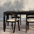 Teak Bok Udend�rs Spisebord XL - Sort 