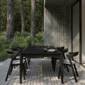 Teak Bok Udend�rs Spisebord XL - Sort 