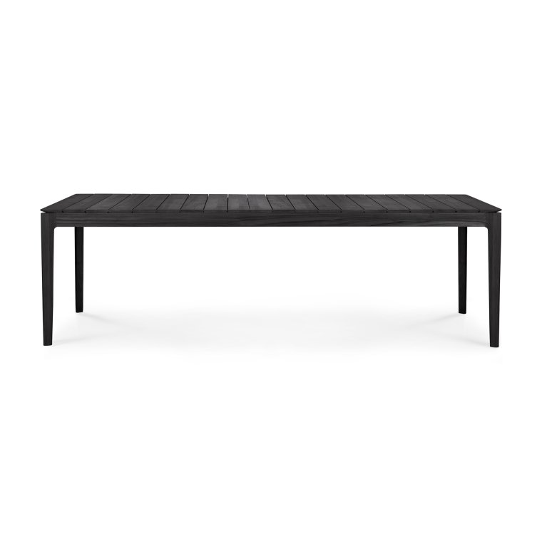 Teak Bok Udend�rs Spisebord XL - Sort 