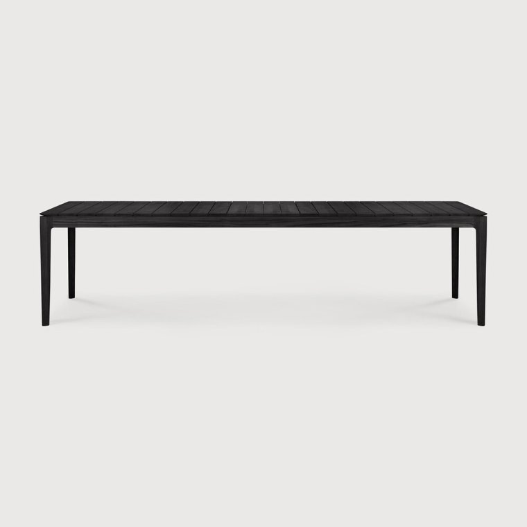 Teak Bok Udend�rs Spisebord XL - Sort 