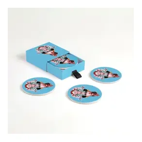 Miss Fuji st med 4 keramiske coastere