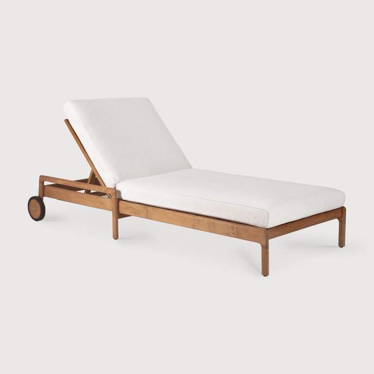 Teak Jack justerbar liggestol - Udendrs
