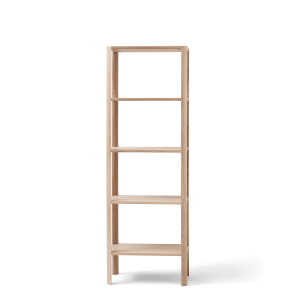 Leaf hj reol - Hvidolieret eg