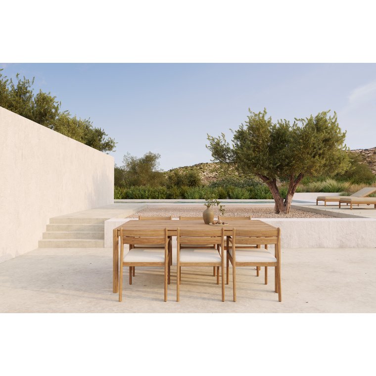 Teak Jack spisebord - Udendrs