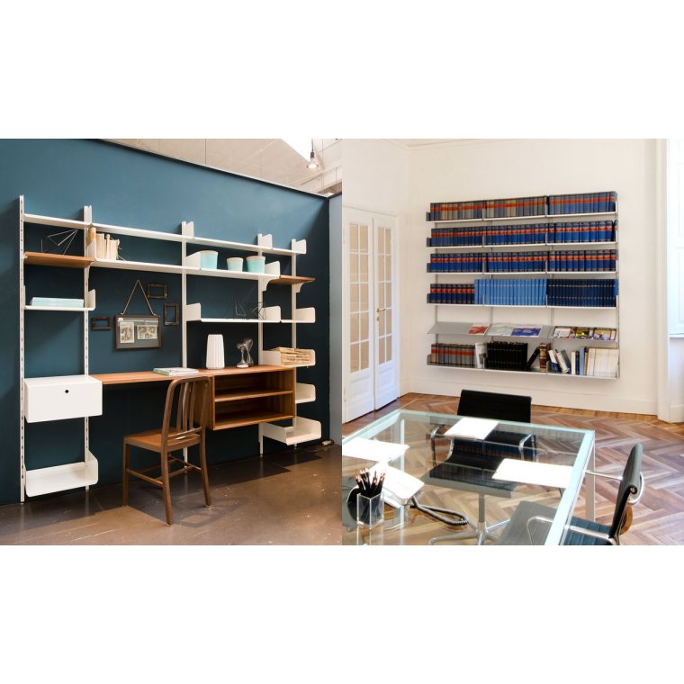 K1 dobbeltskuffe i alu