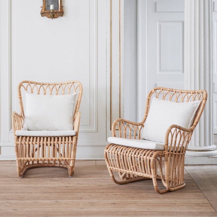 Tulip Loungestol Rattan - Natur