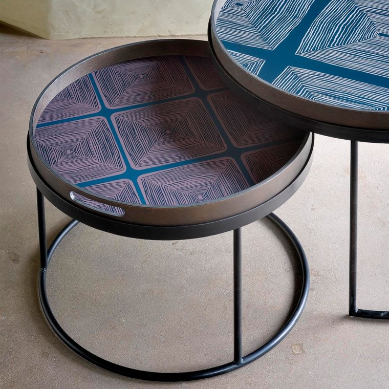 Runde lave bakkeborde st af 2 - Small/Large