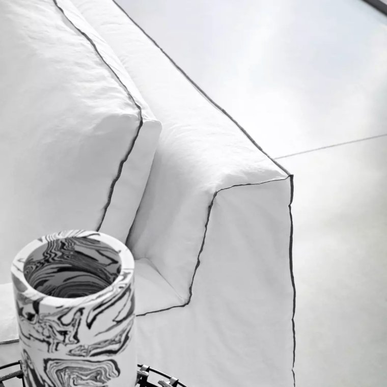 Loll 12 Sofa - Lino Bianco 