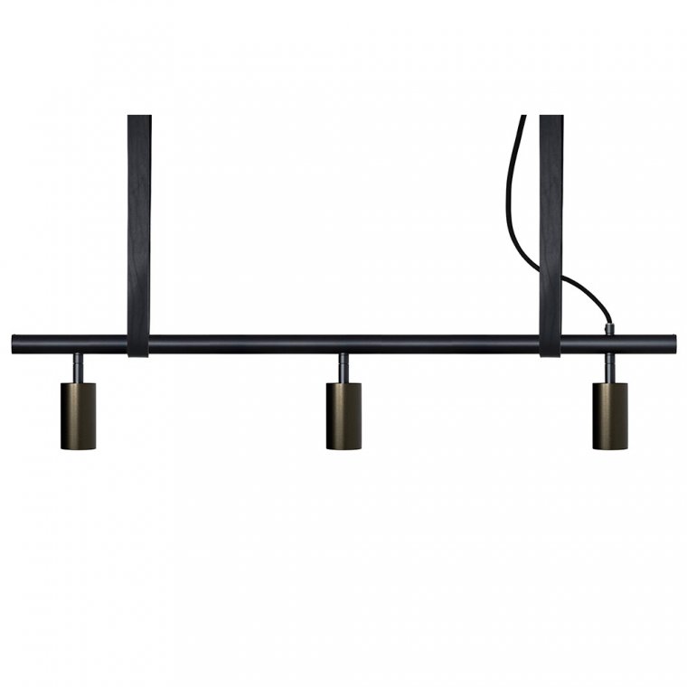 Long John Lampe 3-7 Spots - Sort/Bronze