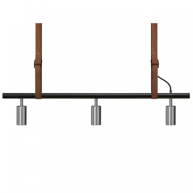 Long John Lampe 3-7 Spots - Sort/Stl