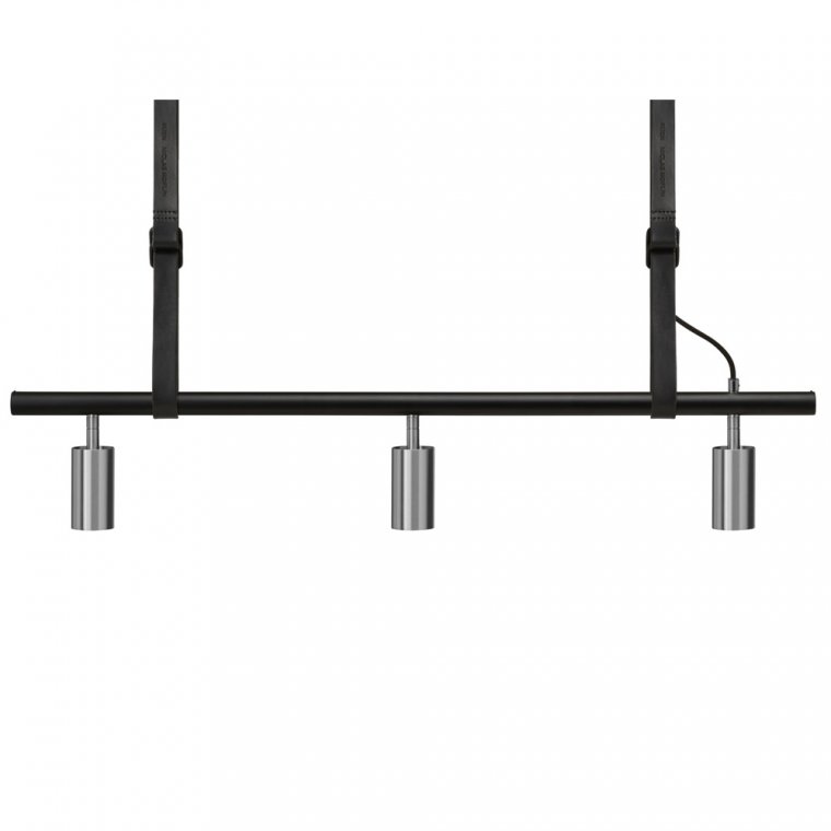 Long John Lampe 3-7 Spots - Sort/Stl