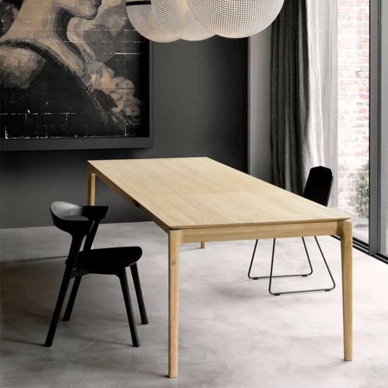 Oak Bok Spisebord med udtrk