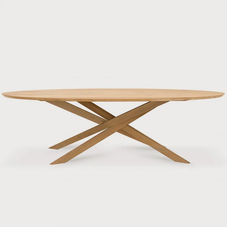 Oak Mikado Ovalt Spisebord