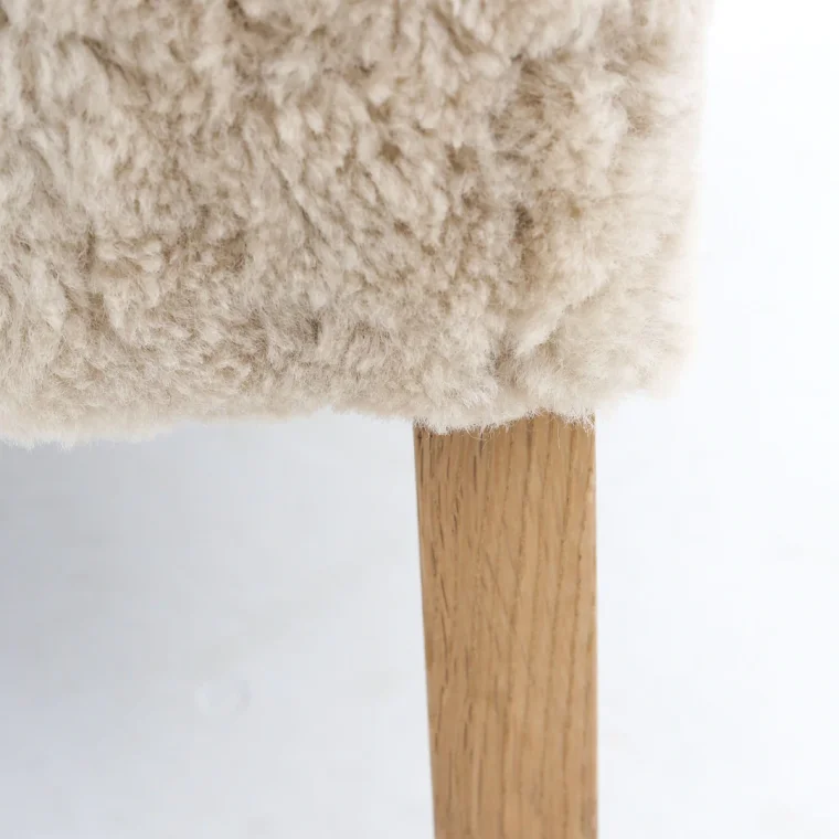 'Slotsholm' reklapstol Med Skammel - Moonlight