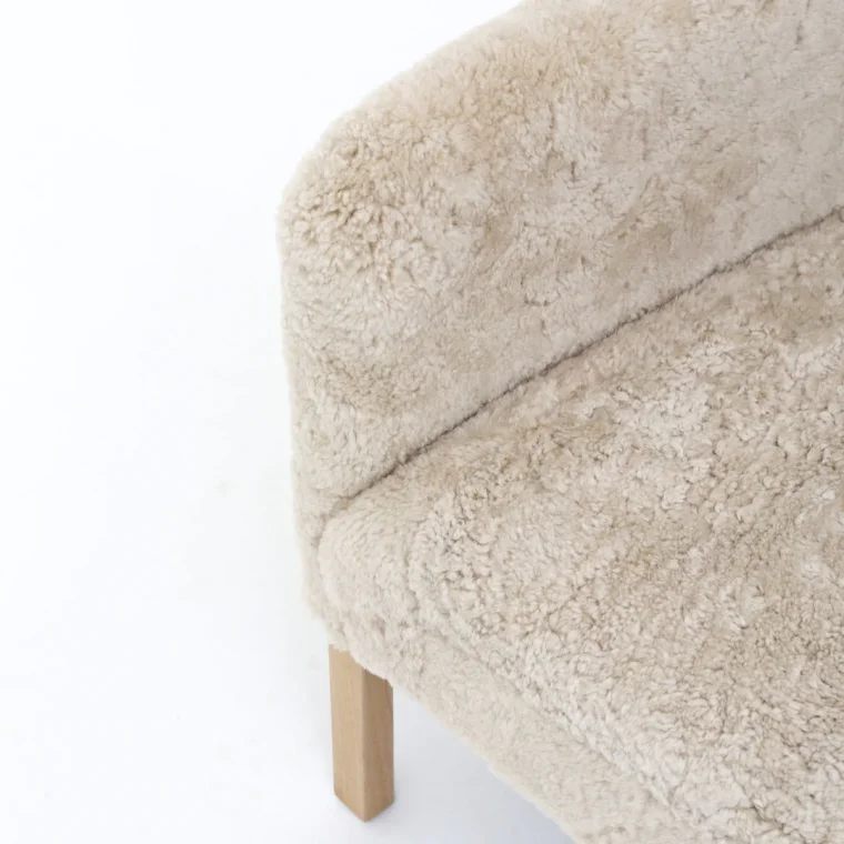 'Slotsholm' reklapstol Med Skammel - Moonlight