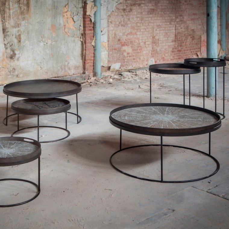 Rundt Lavt Bakkebord - XL