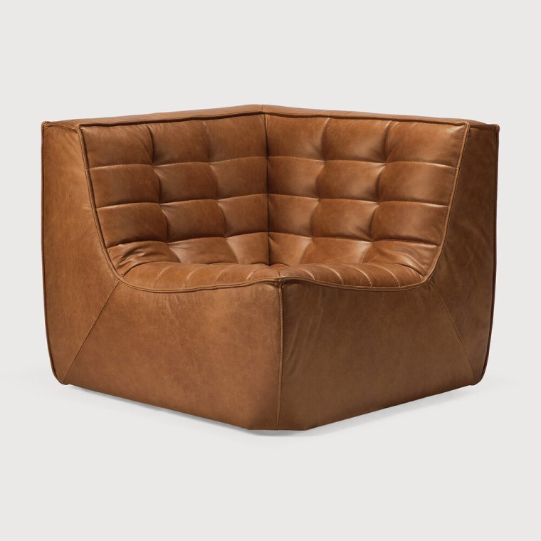 Sofa N701 Lder - Skarpt Hjrne Modul