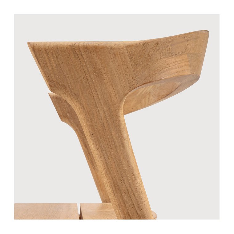 Teak Bok Spisebordsstol - Udendrs 