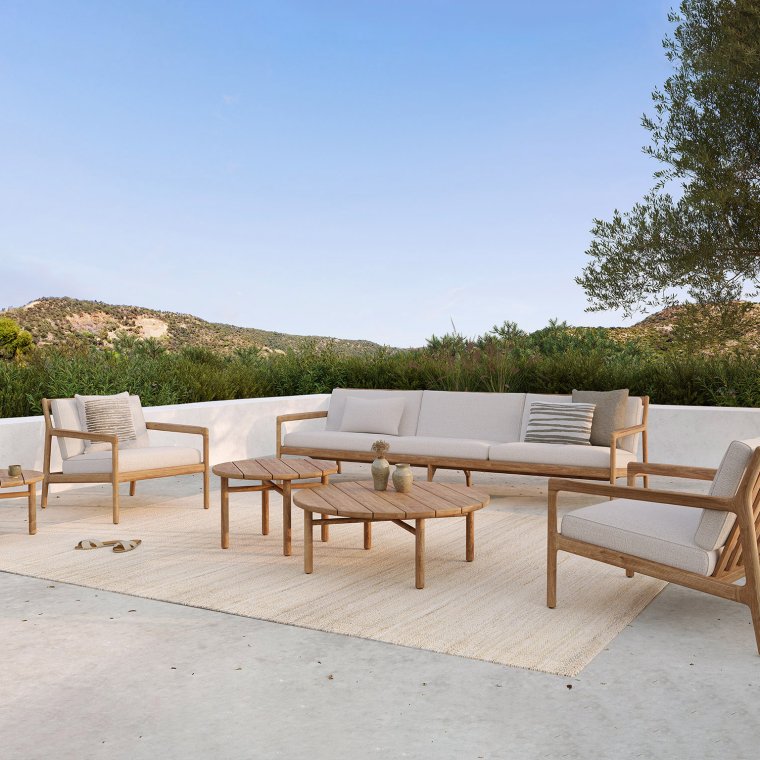 Teak Jack Sofa 3 Personers - Udendrs 