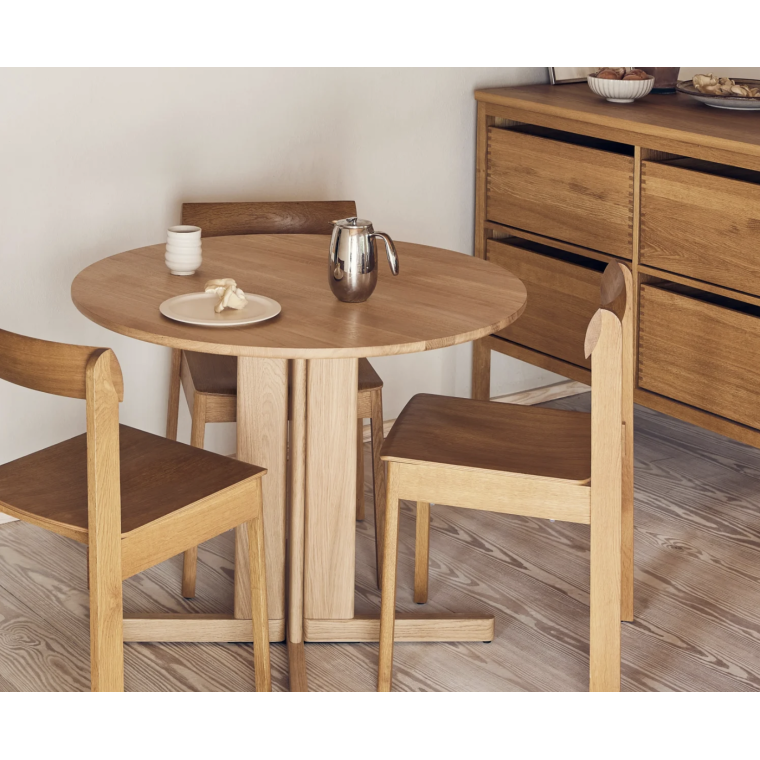 Trefoil Rundt Spisebord 90