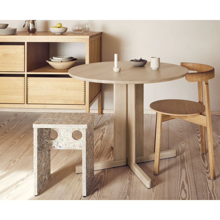 Trefoil Rundt Spisebord 90